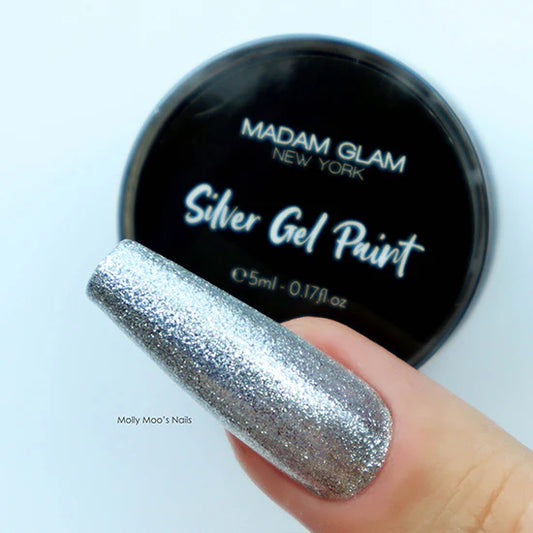 Madam Glam Ezüst Gélfesték 5g