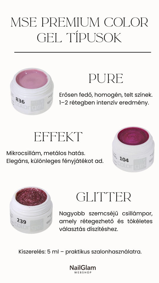Útmutató az MSE The Beauty Company gél lakkjaihoz – melyiket válaszd?