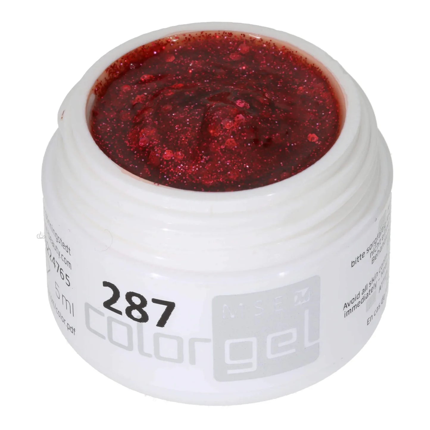MSE The Beauty Company Glitter Color Gel- 287 5ml