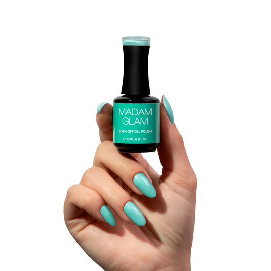 Madam Glam Gél Lakk - Muted Mint 15ml