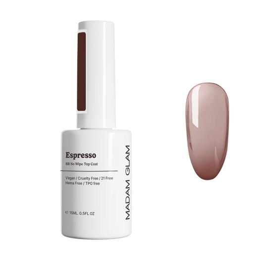 Madam Glam Espresso BB No Wipe Top Coat 15ml