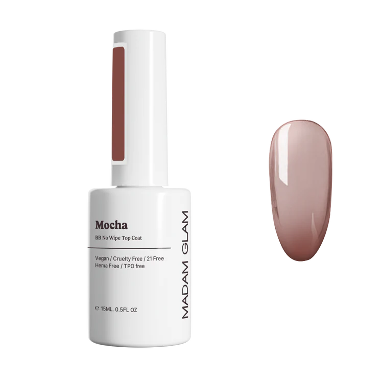 Madam Glam Mocha BB No Wipe Top Coat 15ml