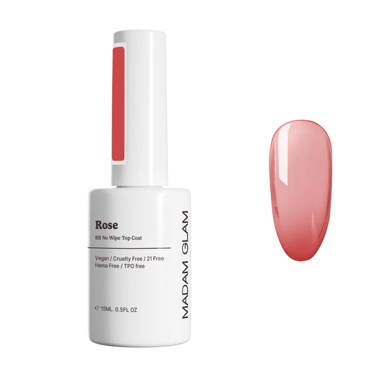 Madam Glam Rose BB No Wipe Top Coat 15ml