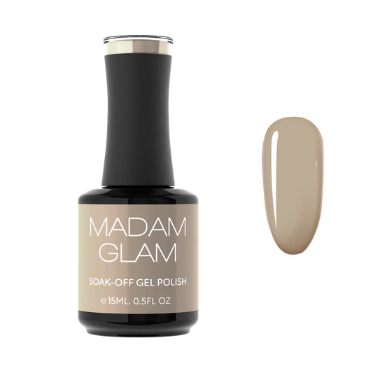 Madam Glam Gél Lakk-  Amber Snow 15ml