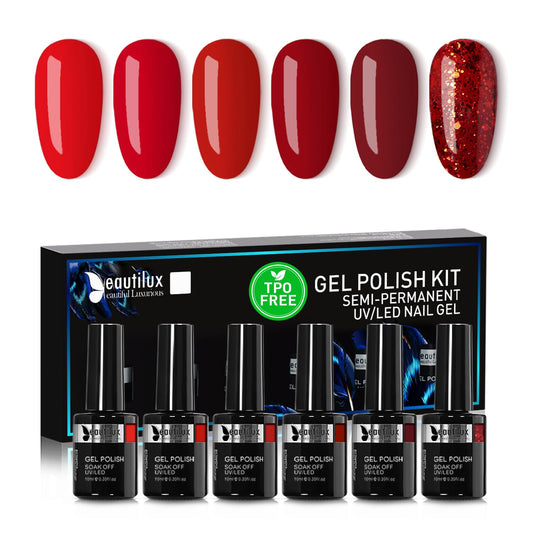 Beautilux Gél Lakk Szett 6x10ml