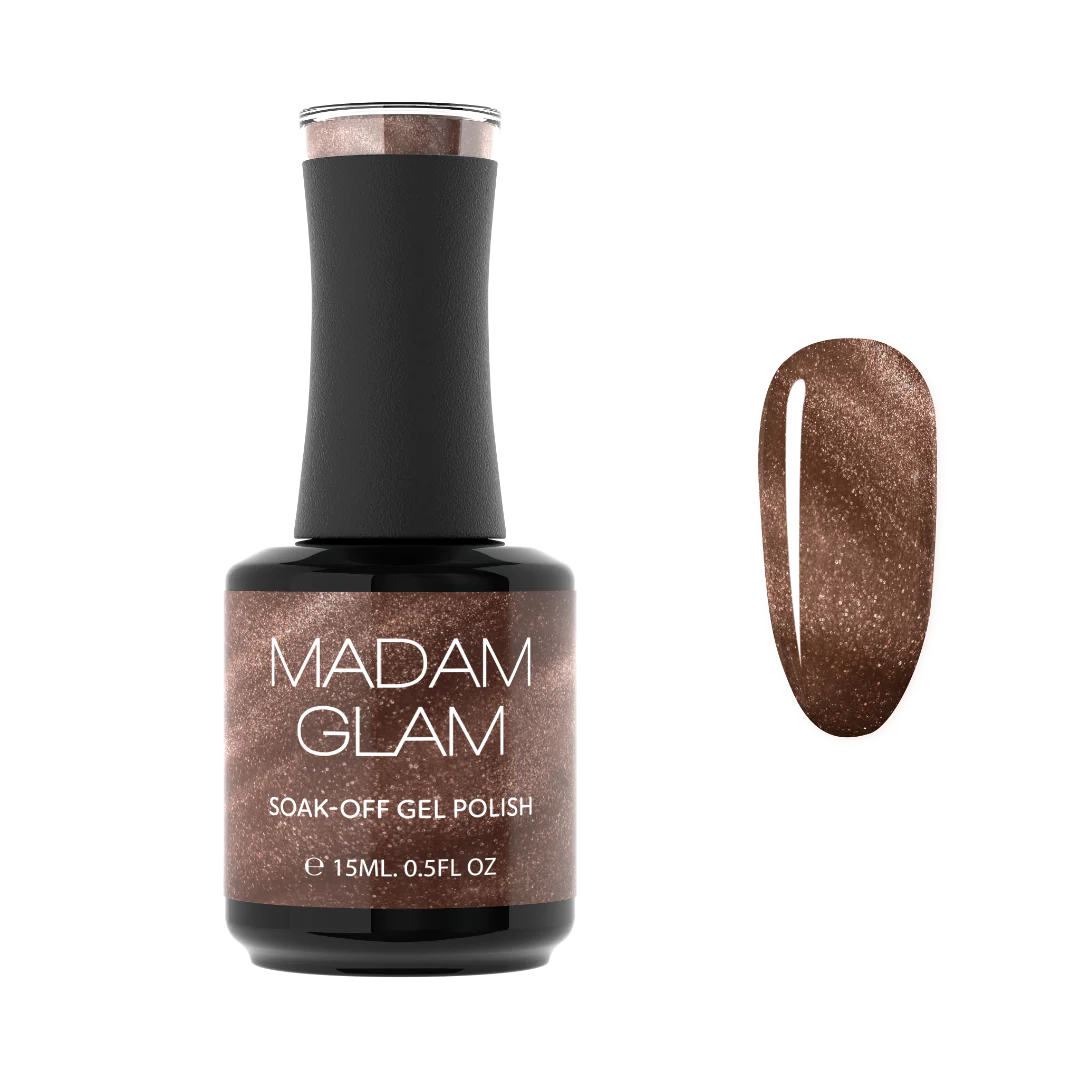 Madam Glam Gél Lakk- Toasted Pecan 15ml